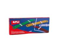 APLI 011740 Confezione da 25 Badge con pinza in plastica 100 x 72 mm