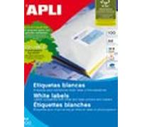 Apli 002086 - Confezione da 100 etichette bianche per stampante 70X25.4