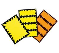 APLI 066318 400 Gamma Fluo non cancellabile, 35 mm x 90 mm, 250 g, jaune-noir