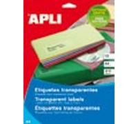 APLI 10053 etichetta per stampante Trasparente