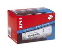 Apli 10084 Rotolo Etichette Autoadesive, 12 x 18, Bianco 10084