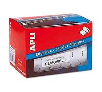 Apli 10087 Rotolo Etichette Autoadesive, 16 x 22, Bianco 10087