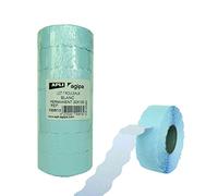 Apli 100913 - Lotto di 7 rotoli da 1500 etichette permanenti sinusoidali, 22 x 12 mm, colore: Bianco