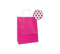 APLI 101839-Bolsa Kraft 32 x 16 x 39 cm color fucsia 50 u.