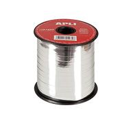 Apli 101934 Nastro Regalo Metallizzato Argento, 7 mm x 250 m