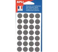 Apli 102221 - Confezione da 168 pastiglie grigie, Ø 15 mm