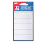 APLI 111947 - Confezione da 35 etichette bianche 20 x 75 mm