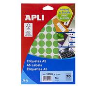 APLI 12106 - Blister con etichette, 560 Pezzi