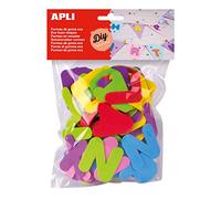 APLI 13074- Borsa forme EVA lettere giallo