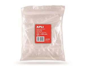 APLI 13132 - Borsa autobloccante, confezione da 100 pezzi, 220 x 310 mm