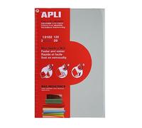 APLI 13182 - Copertina per libri con patta regolabile in PVC, 290 mm, 3 pz