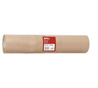 APLI 13369 - Rotolo di carta kraft marrone, 80 g, 110 cm, 25 kg