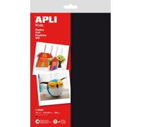 APLI 13580-Feltro nero A4 10 fogli