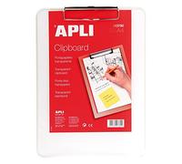 Apli - 13780, Portablocco in plastica trasparente A4