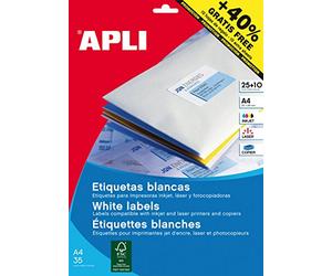 APLI 13883 - Blister con etichette, 600 Pezzi