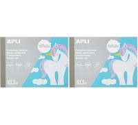 APLI 14484 - Blocco cartoncino (Confezione da 2)