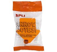 APLI 16276 - Note adesive freccia 70 x 70 mm blocco da 200 fogli 4 colori assortiti fluorescenti