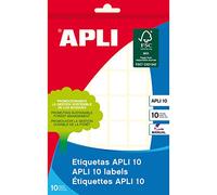 Apli 1639 Astuccio 10 Etichette, 16 x 22, Bianco