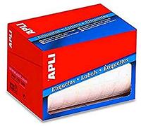APLI 1695 Rotolo Etichette, 34 x 67, Bianco