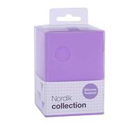 APLI 18447 - Portapenne in silicone porta matite viola Nordik Collection. Dimensioni 70 x 70 x 95 mm