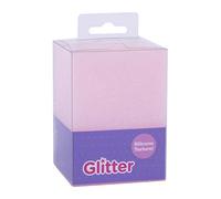 APLI 18754 - Portamatite rosa della linea Glitter Collection, dimensioni: 70 x 70 x 95 mm
