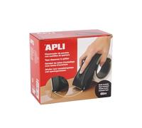 APLI 19647 - Avvolgitore per nastro da imballaggio con lama di apertura integrata, confezione da 1 nastro da 66 m.