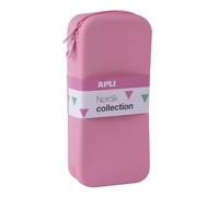 APLI 20411 - Custodia in silicone XL piatto Nordik rosa