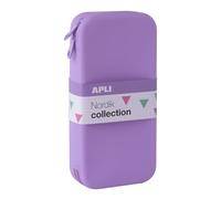 APLI 20412 - Custodia in silicone XL Piatto Nordik Lilla