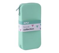 APLI 20413 - Custodia in silicone XL piatto Nordik verde