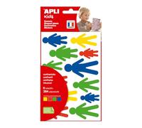 APLI 20687 - Borsa gomets permanenti a forma di sagome 6 fogli