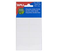 APLI 2550 - Borsa Etichette doppio frontale, 10 Pezzi