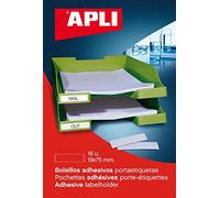 APLI 2615 sacchetti adesivi per etichette 19 x 75 mm 16 e