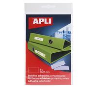 APLI 2617 - Tasche porta etichette autoadesive, 75 x 35 mm, 8 pezzi