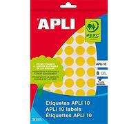 Apli 2742 Etichette Adesive Buste Manuale, Rosso, 19 mm x 5 H x 02742