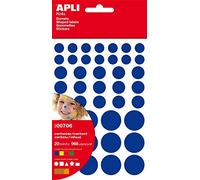 Apli 706-Confezione da 12 fogli di adesivi di varie forme