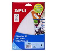 APLI 7107 - Blister con etichette, 30 Pezzi