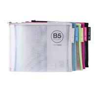 Apli 93915 Busta Zip In Nylon 29 x 22,3Cm Colori Assortiti
