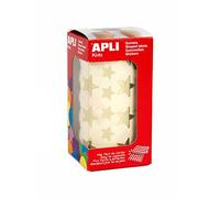 Apli 946023 - Rullo gomets stella oro