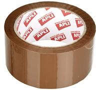APLI A011593 Nastro Adesivo da Imballo, Marrone, 48 mm x 66 m - 25 µm
