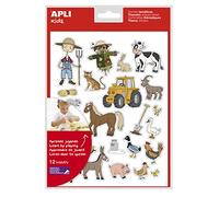 APLI, adesivi La fattoria 12 hojas
