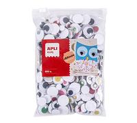 APLI - Borsa occhi mobili assortiti adesivi 600 pezzi, assortimento MAXI (17444)