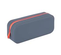 APLI - Custodia scuola in silicone bicolore, Blu, 75 185 x 55 mm, moderno