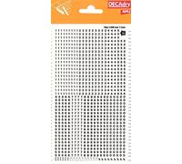 APLI DECAdry - Numeri Trasferibili - 2.5 mm, Nero