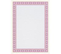 Apli DSD1051 - Confezione da 70 diplomi, formato A4, colore: Rosso/Viola