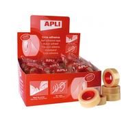 Apli Espositore da 35 Nastri Adesivi Trasparenti 19 mm x 33 m