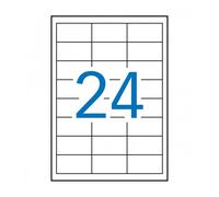 Apli Etichette Bianche Permanenti 646 x 338 mm - 100 Fogli - Resistente agli agenti atmosferici