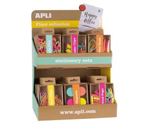 APLI Fluor Collection Espositore Prodotti Espositore - Colori supportati Fluor - Design Moderno - Include push pin, elastici er NEW