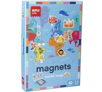 Apli Gioco Mappa Del Mondo Magnetica