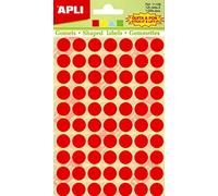 APLI Kids 11108 - Gomet Bolsa Circulo Figuras Surtido Removible, 12H X 11108