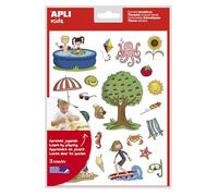 APLI Kids 11615-Gomets a tema Estate 3 foglie